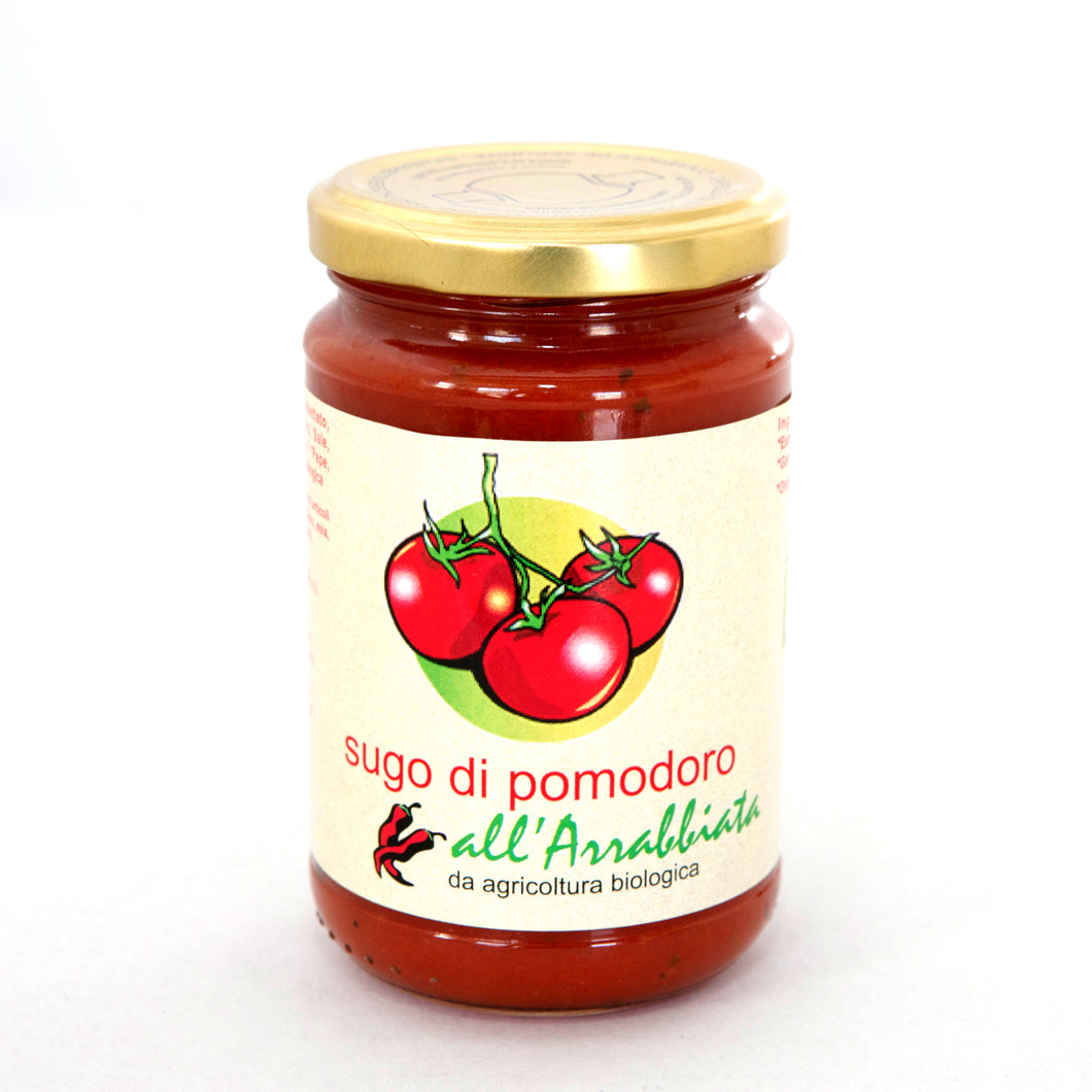 Spicy Arrabbiata Tomato Organic Sauce 290g