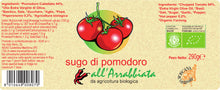 Carica l'immagine nel visualizzatore di Gallery, Sugo all'Arrabbiata Bio 290g