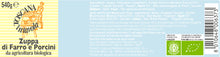 Carica l'immagine nel visualizzatore di Gallery, Zuppa di Farro e Porcini Bio 540g