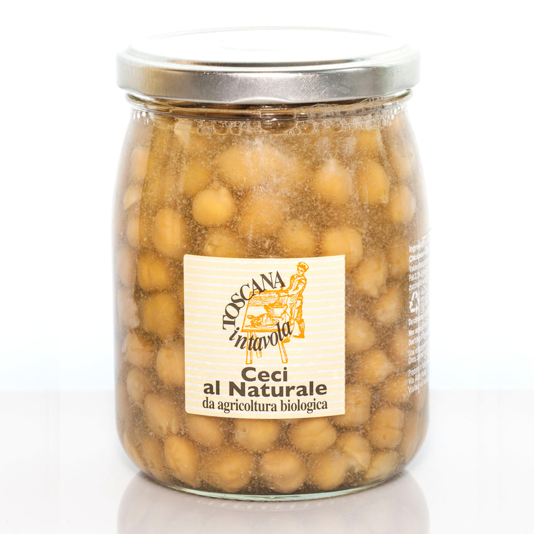 Organic Chickpeas in Water 500g