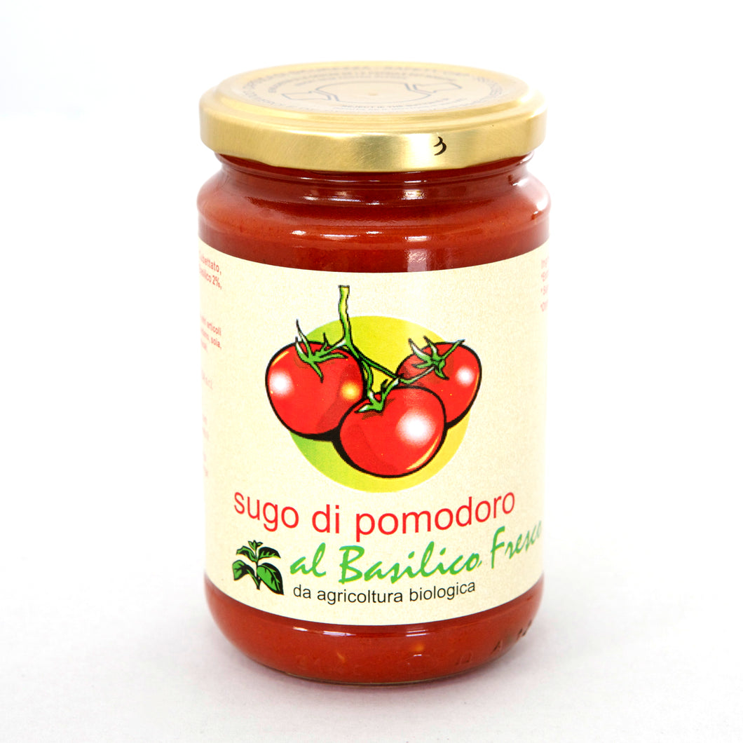 Organic Tomato and Basil Sauce 290g